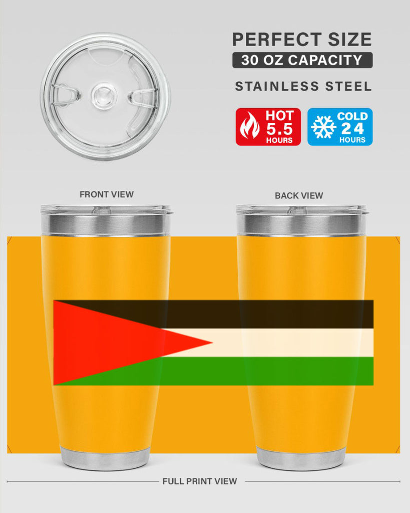 Palestine 64#- world flags- Tumbler