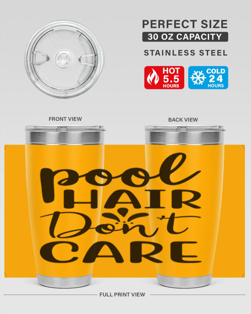 Pool hair dont care 544#- mermaid- Tumbler