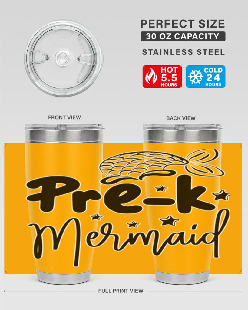 Prek Mermaid 545#- mermaid- Tumbler