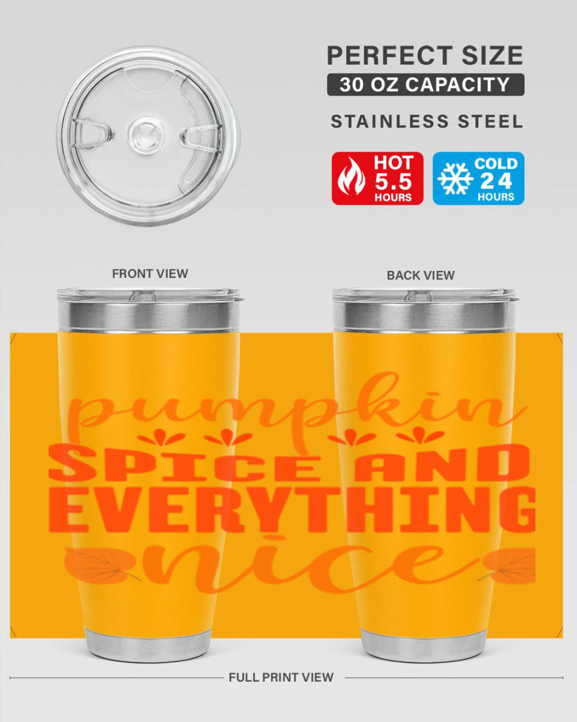 Pumpkin Spice And Everything Nice Design 535#- fall- Tumbler