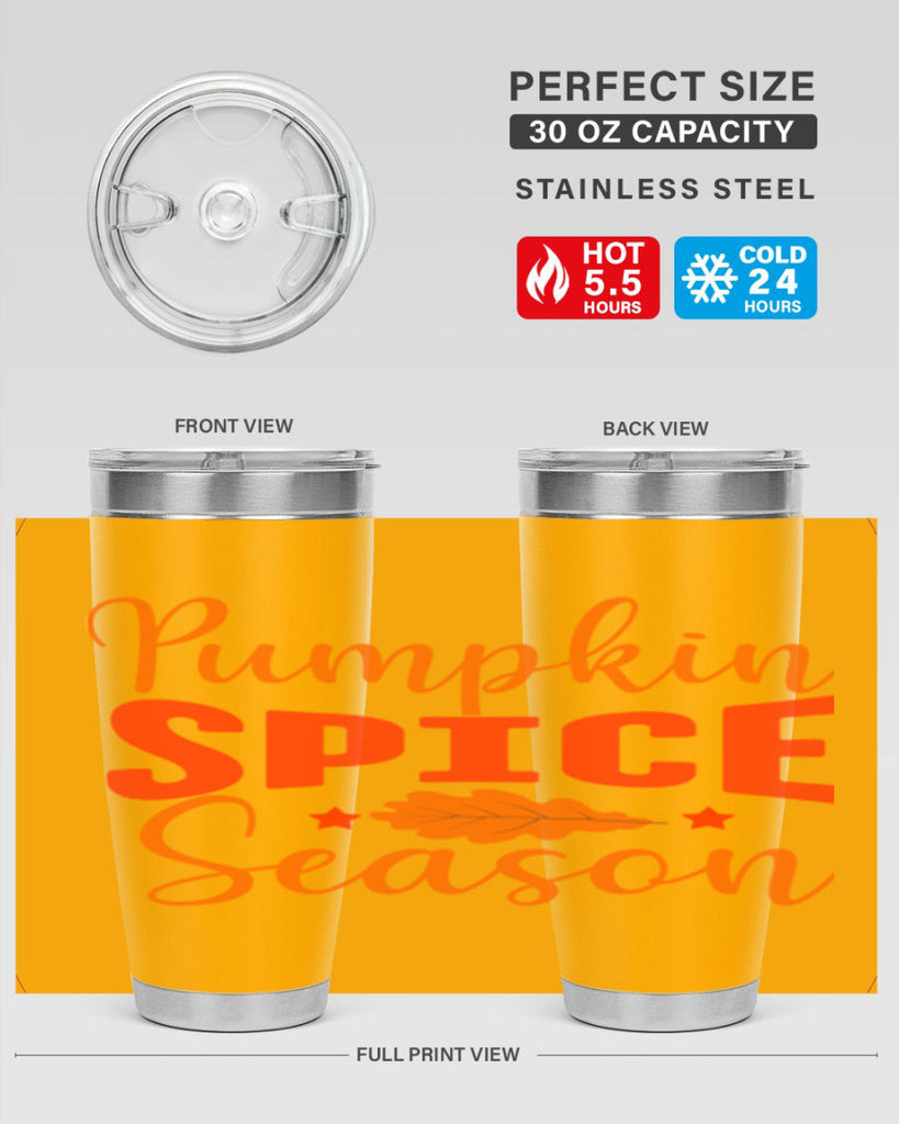 Pumpkin Spice Season Design 557#- fall- Tumbler