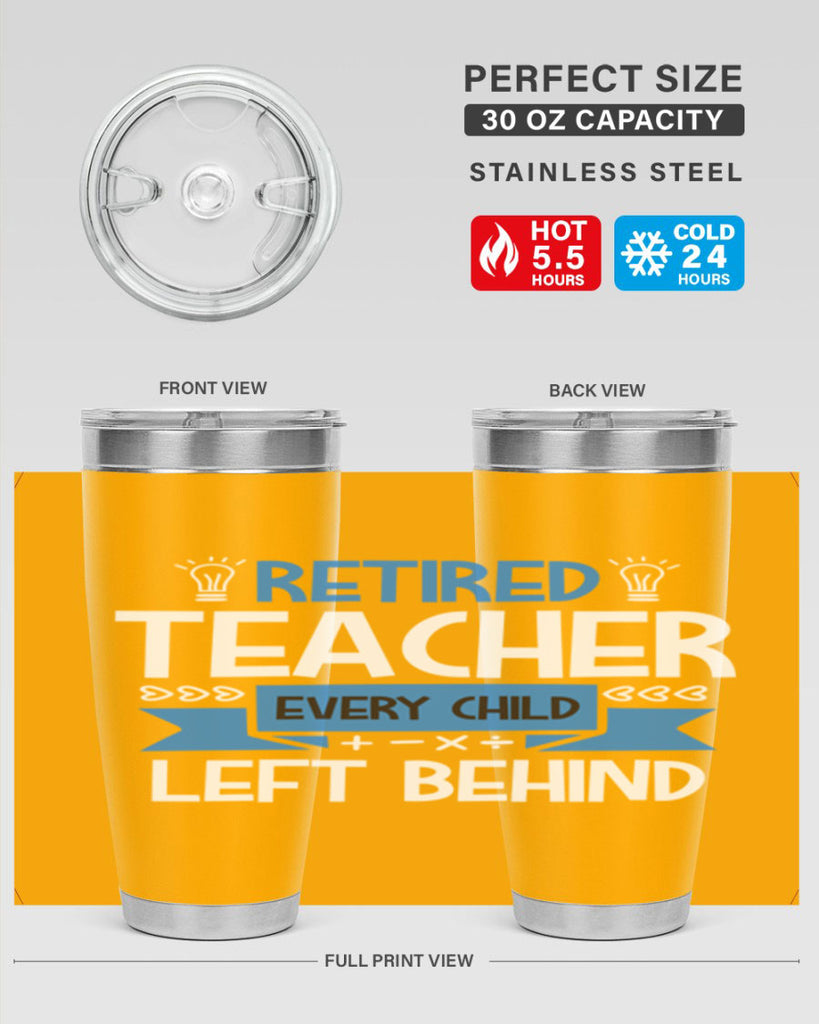 RETIRED Teacher Every Child Style 208#- teacher- tumbler