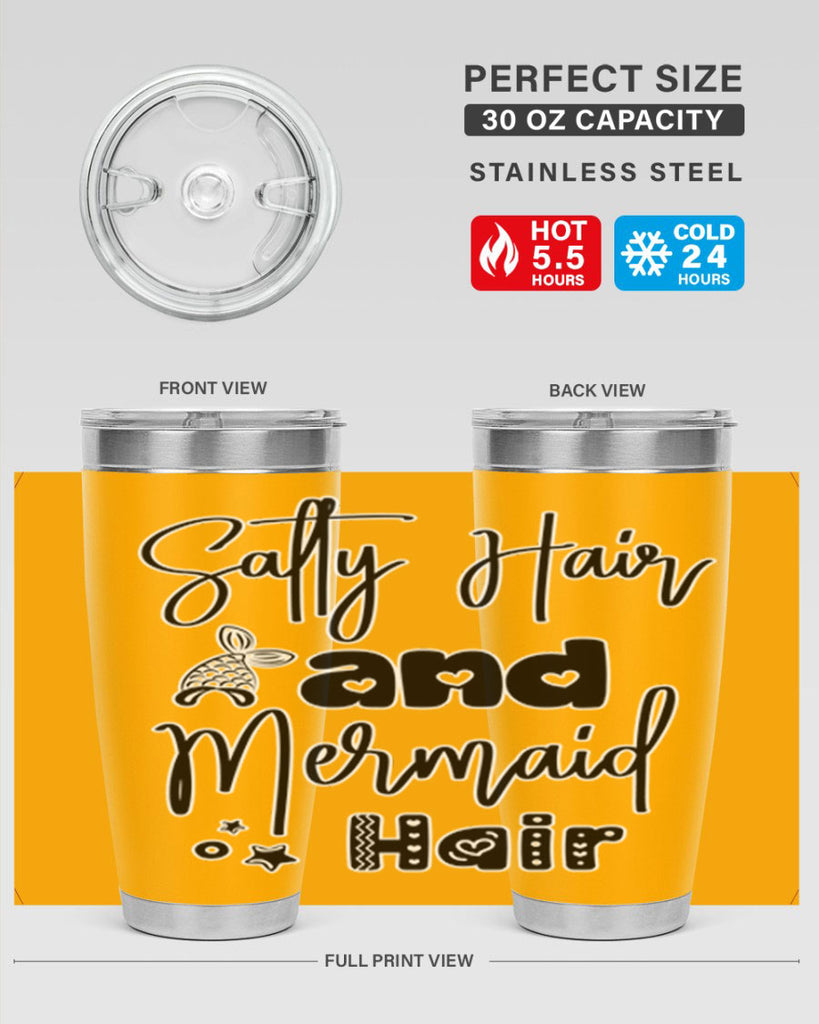 Salty Hair and Mermaid Hair 572#- mermaid- Tumbler