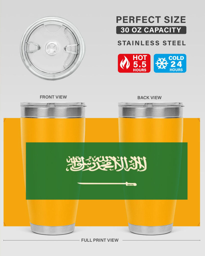 Saudi Arabia 46#- world flags- Tumbler