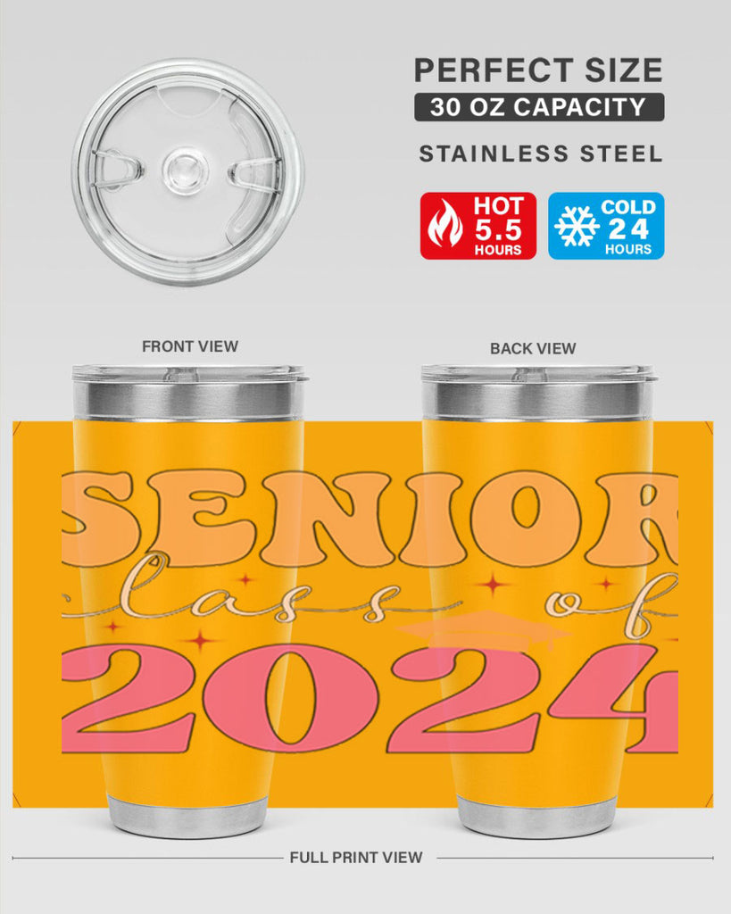 Senior class of 2024 17#- 12th grade- Tumbler