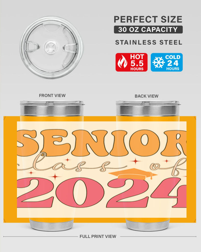 Senior class of 2024 19#- 12th grade- Tumbler