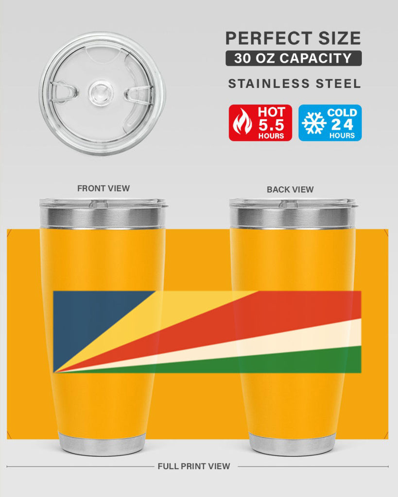 Seychelles 43#- world flags- Tumbler