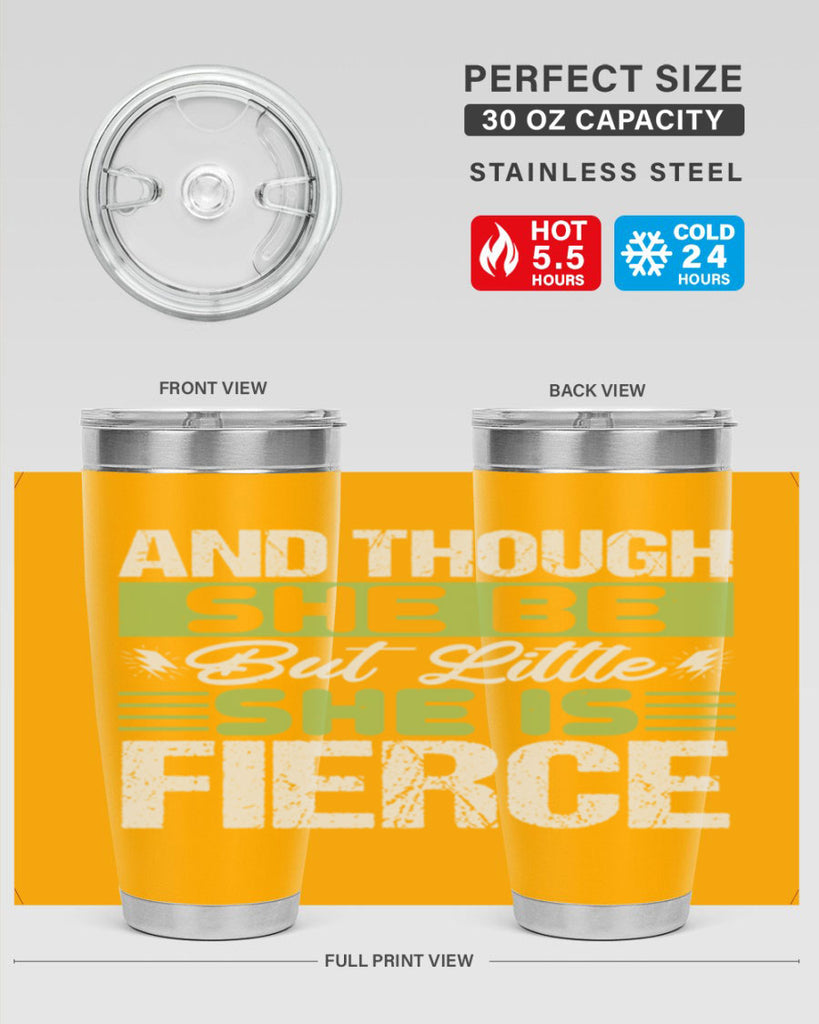 She is little but fierce Style 173#- baby- tumbler