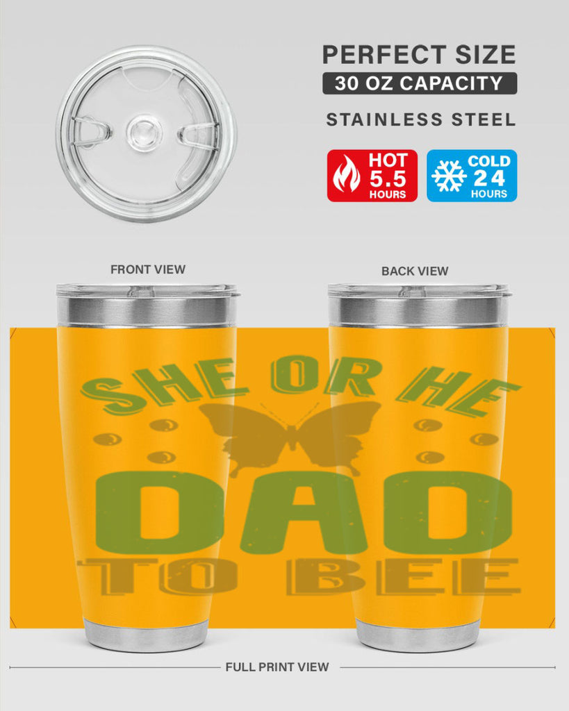 She or He Dad to bee Style 172#- baby- tumbler