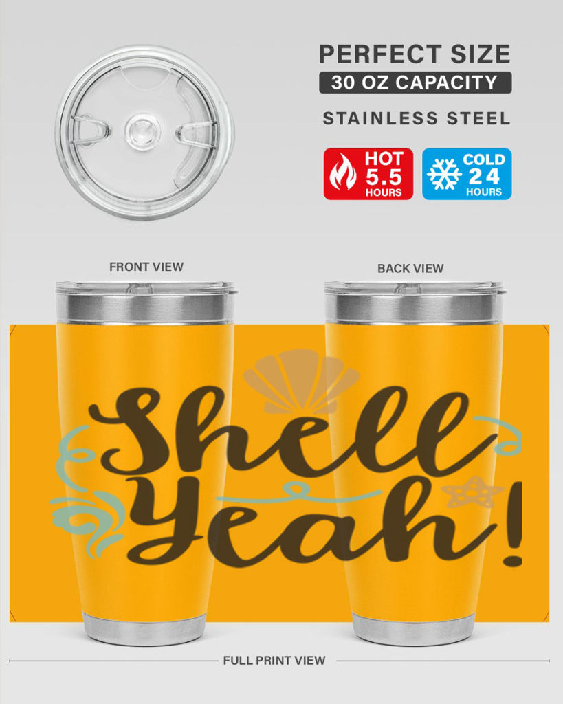 Shell Yeah 592#- mermaid- Tumbler