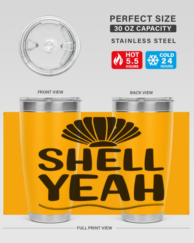 Shell yeah 597#- mermaid- Tumbler