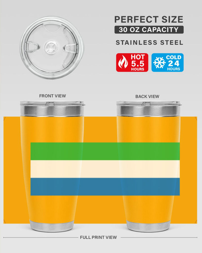 Sierra Leone 42#- world flags- Tumbler