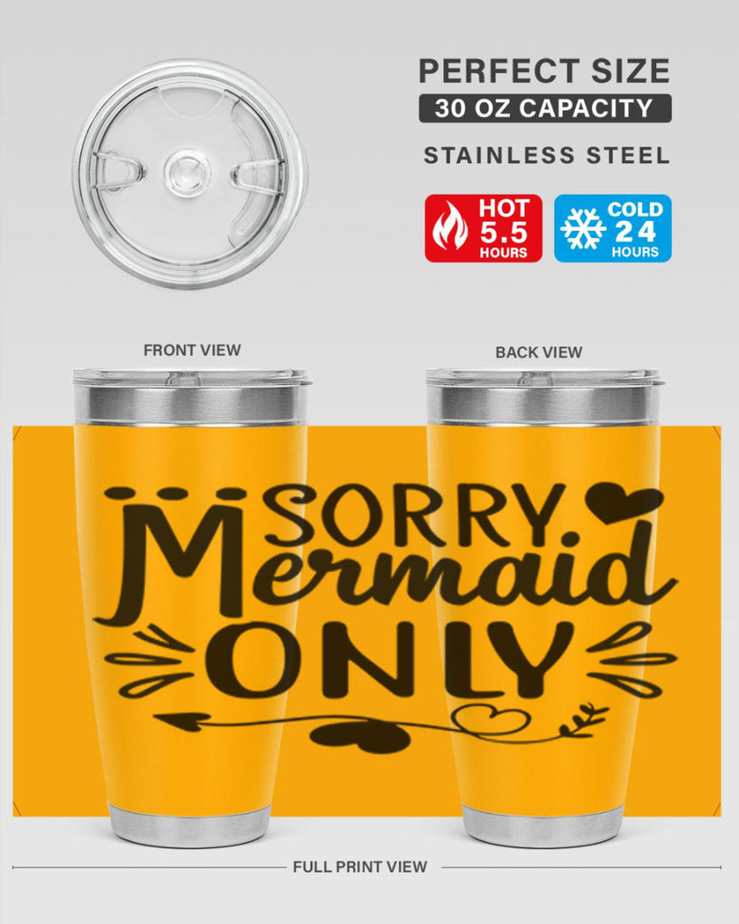 Sorry mermaid only 612#- mermaid- Tumbler