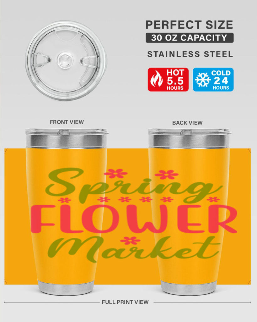Spring Flower Market 423#- spring- Tumbler