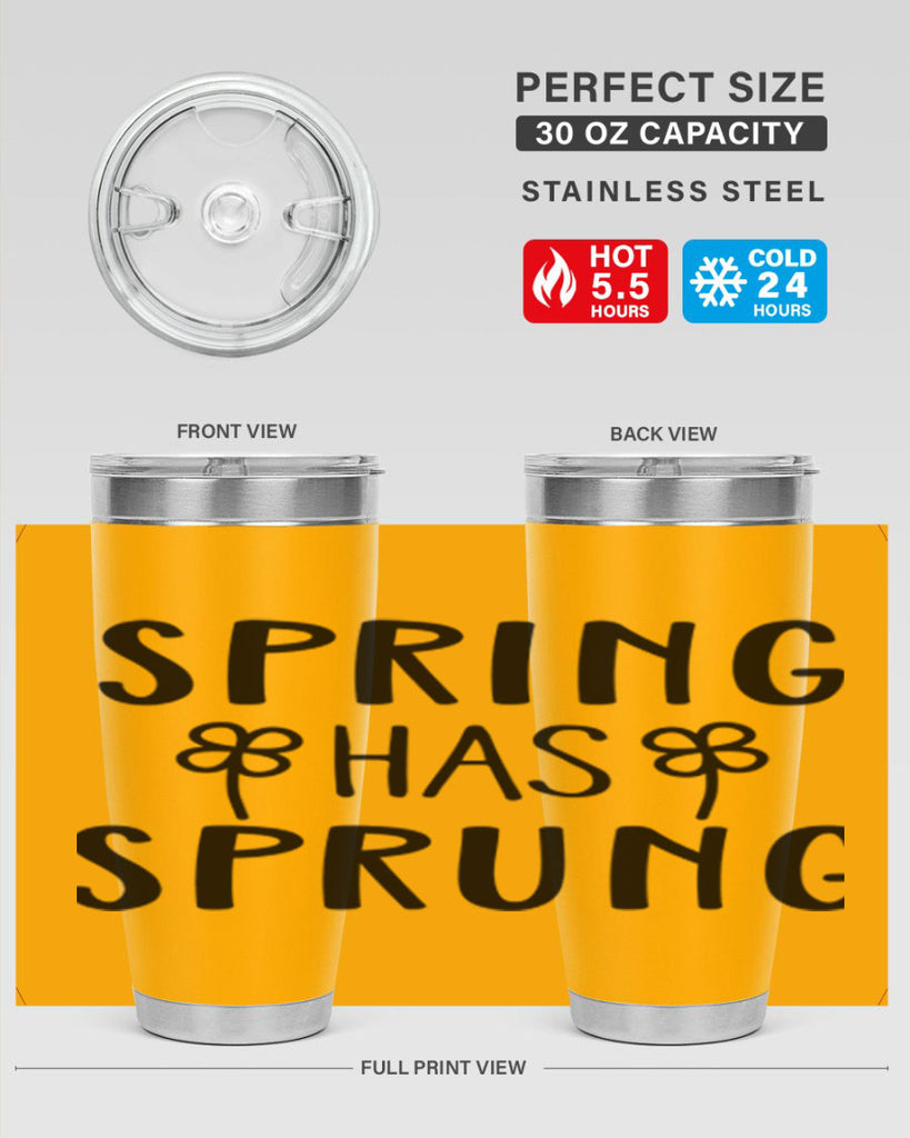 Spring has sprung design  490#- spring- Tumbler