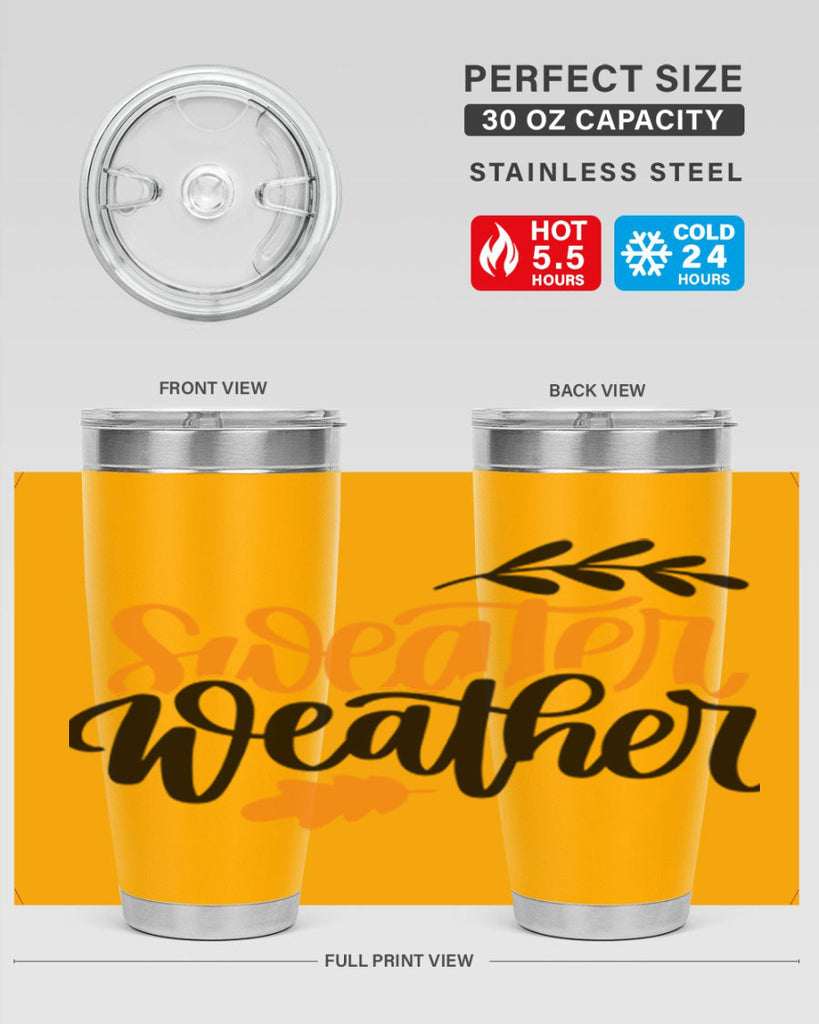 Sweater Weather 510#- fall- Tumbler
