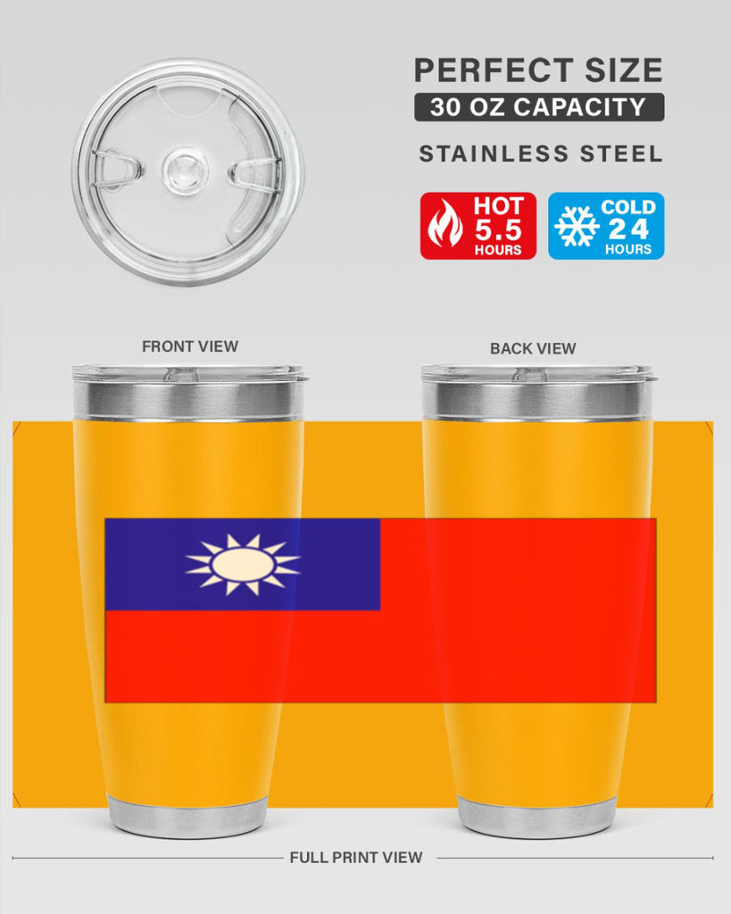 Taiwan 26#- world flags- Tumbler