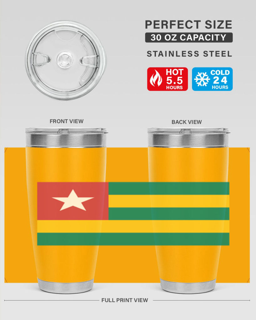 Togo 21#- world flags- Tumbler