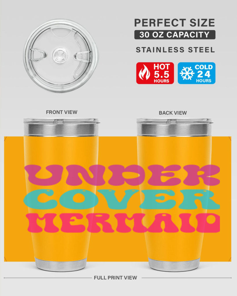 Under Cover Mermaid 635#- mermaid- Tumbler