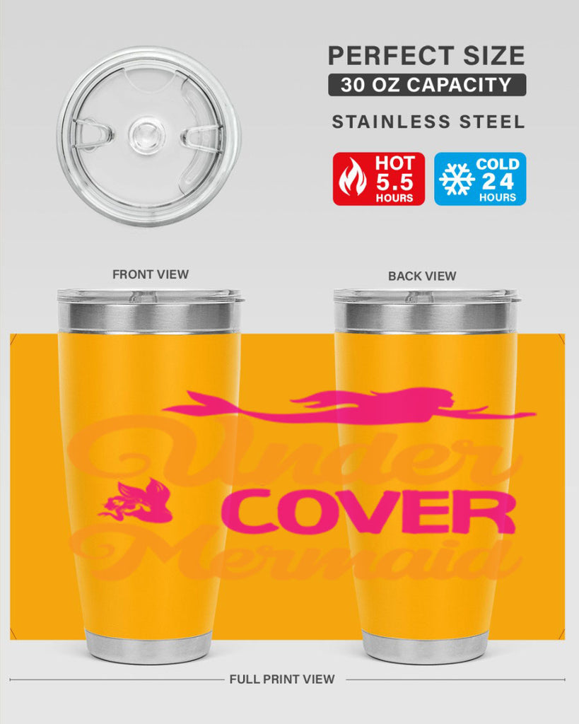 Under Cover Mermaid 638#- mermaid- Tumbler