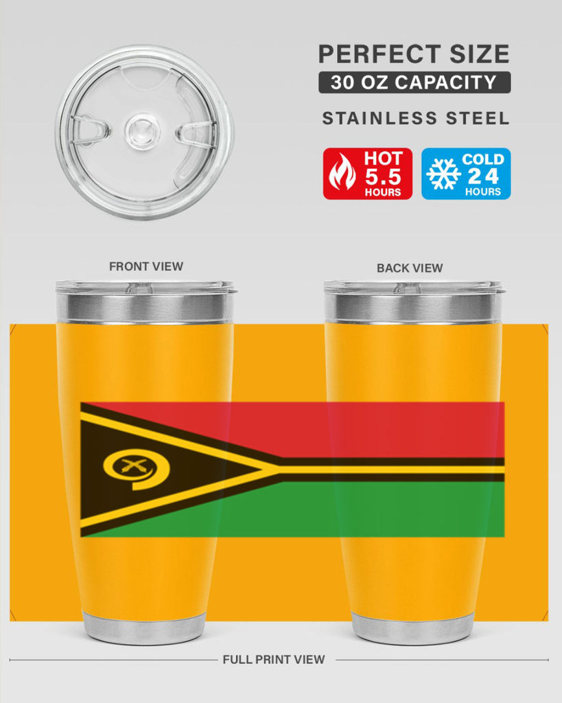 Vanuatu 7#- world flags- Tumbler