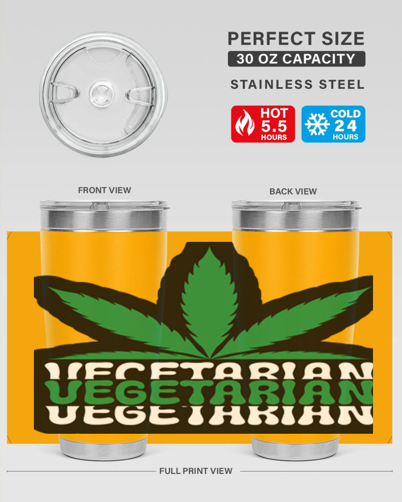 Vegetarian 271#- marijuana- Tumbler