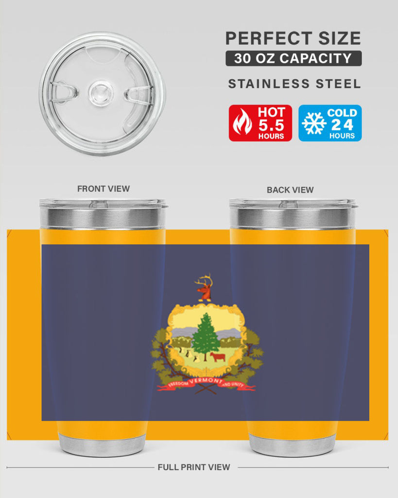 Vermont 7#- Us Flags- Tumbler