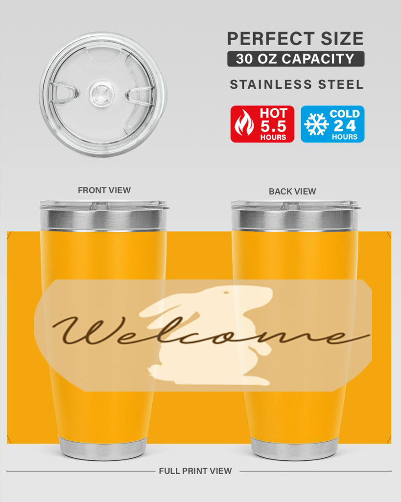 Welcome Bunny569#- spring- Tumbler