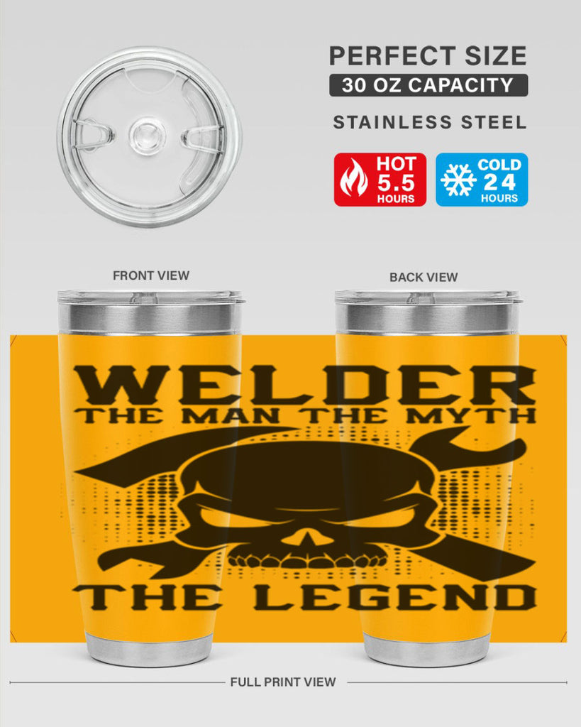 Welder the man Style 4#- welder- tumbler