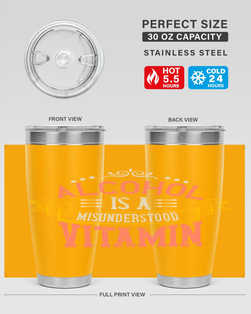 alcohol is a misunderstood vitamin 50#- cooking- Tumbler