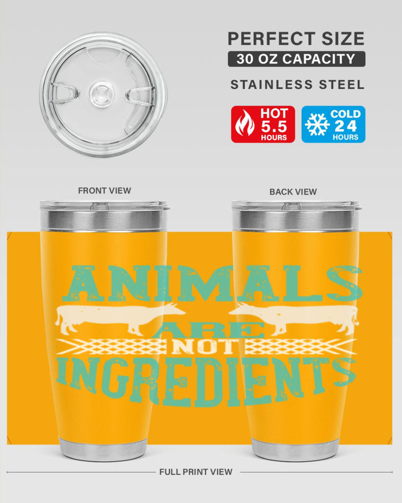 animals are not ingredients 103#- vegan- Tumbler