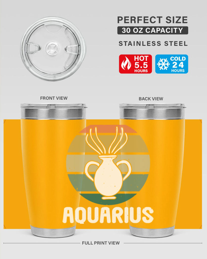 aquarius 78#- zodiac- Tumbler