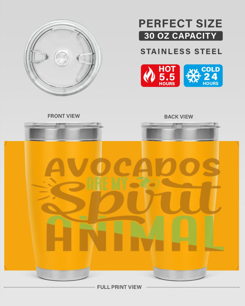 avocados are my spirit animal 9#- avocado- Tumbler