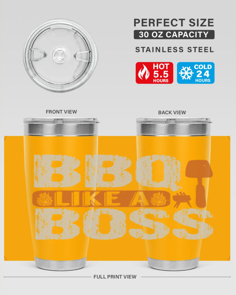 bbq like a boss 6#- bbq- Tumbler