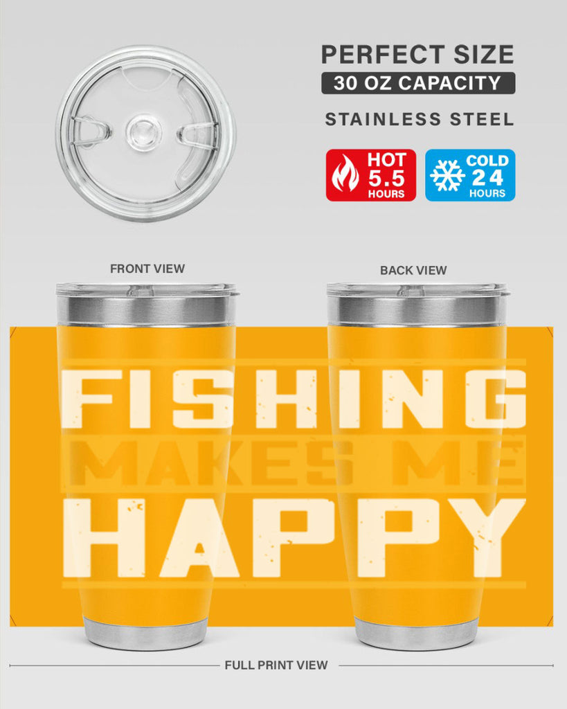 be happy and go for fishing 267#- fishing- Tumbler