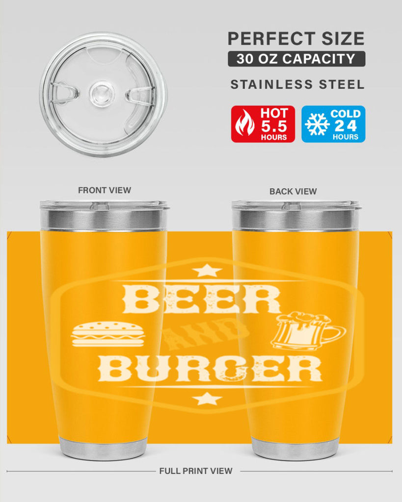 beer and burger 111#- beer- Tumbler