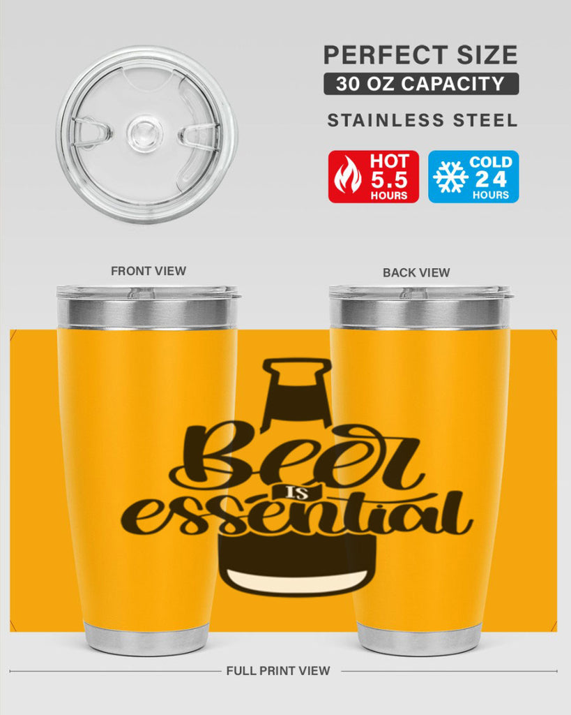 beer is essential 48#- beer- Tumbler