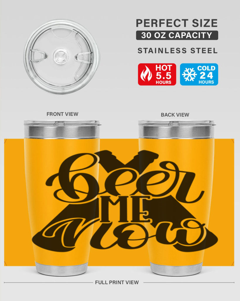 beer me now 46#- beer- Tumbler