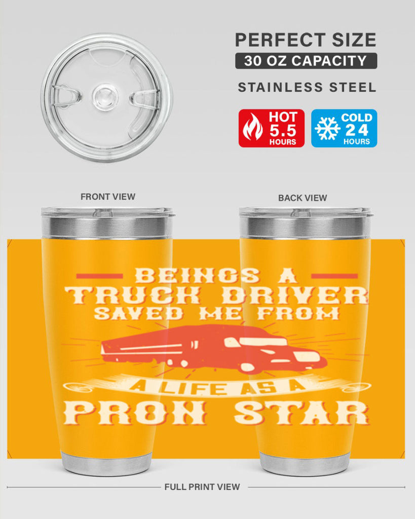 beings a truck driver saved me from a life as a pron star Style 17#- truck driver- tumbler