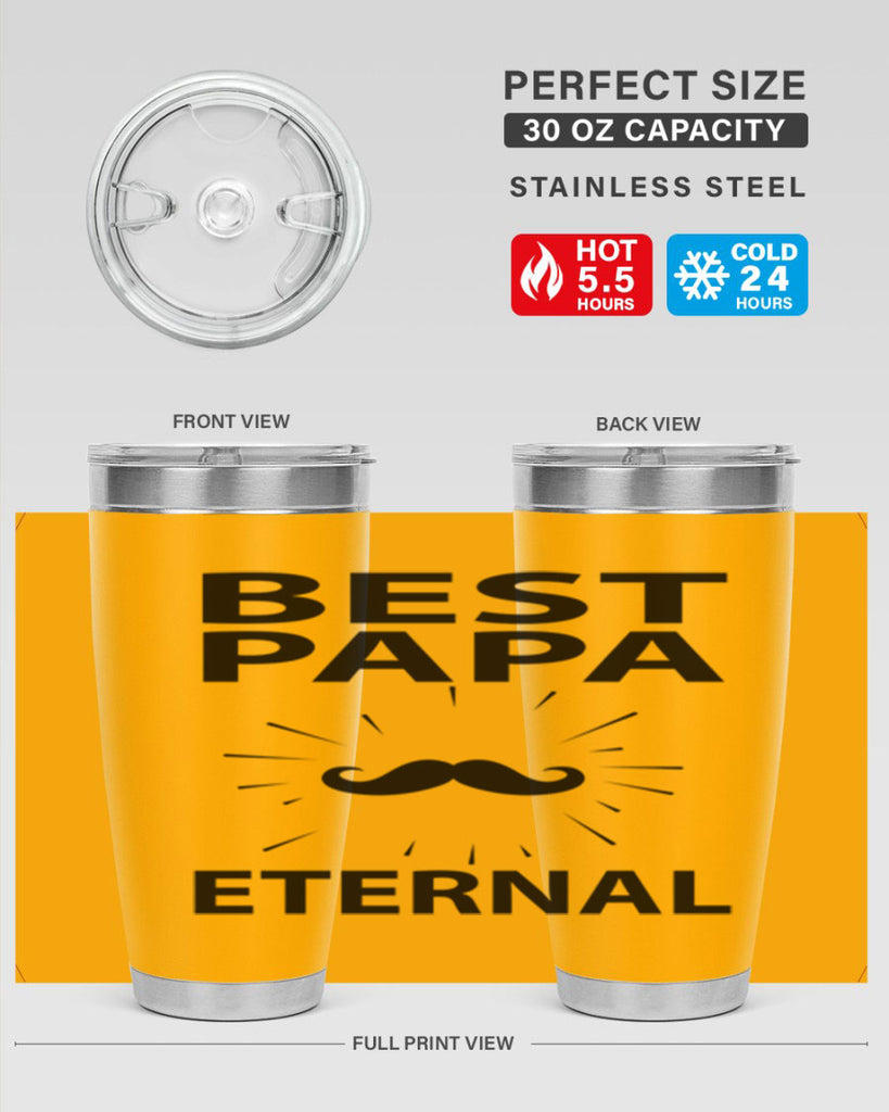 best papa png 92#- grandpa - papa- Tumbler