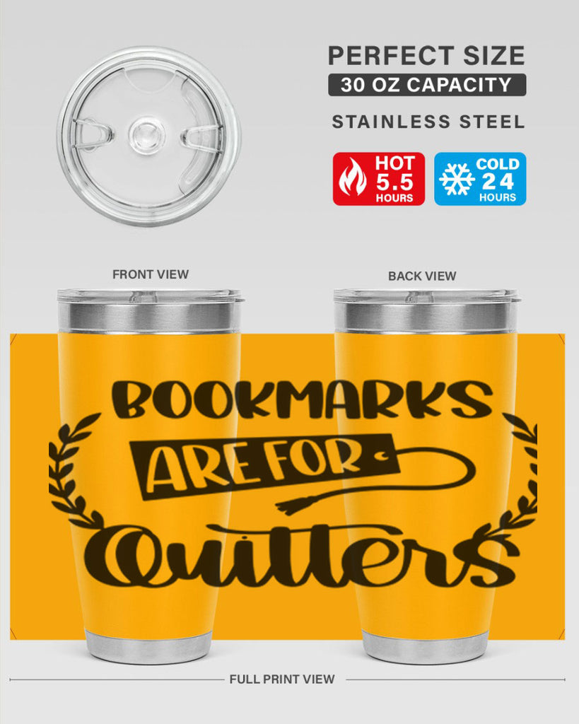 bookmarks are for quitters 48#- reading- Tumbler