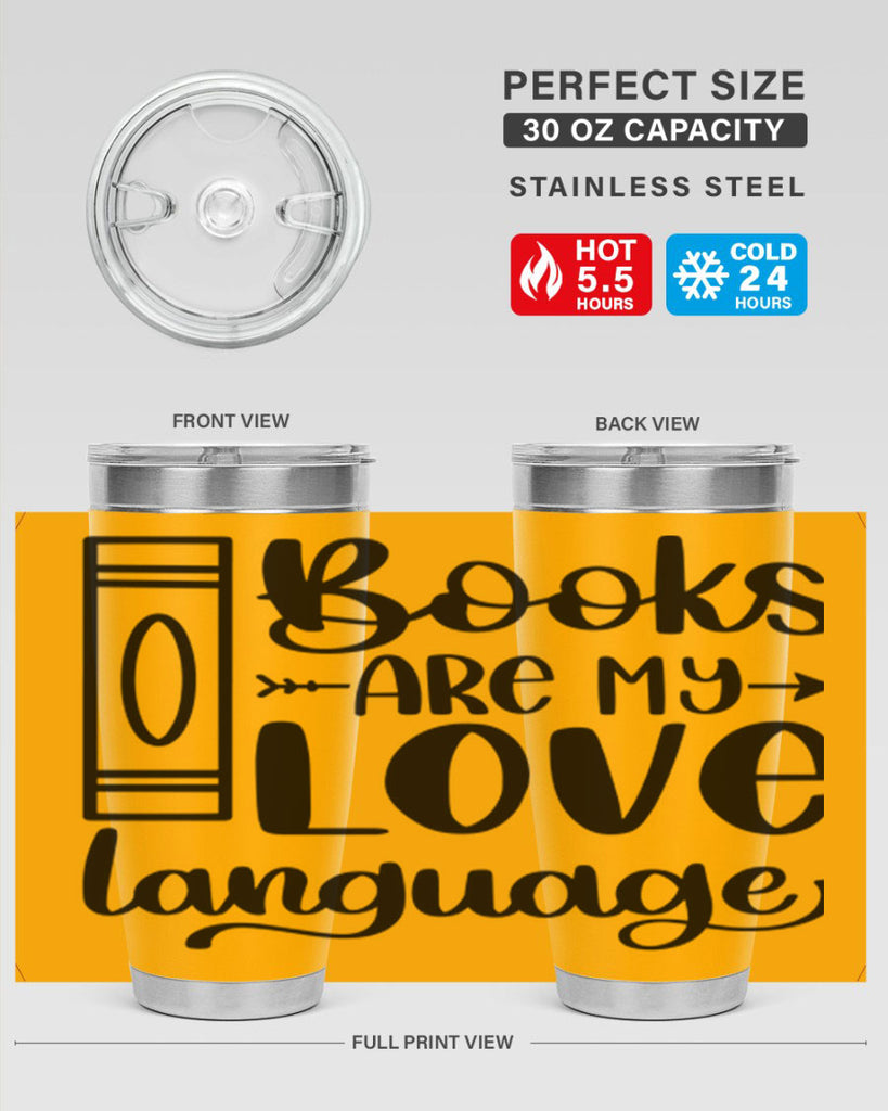 books are my love language 46#- reading- Tumbler