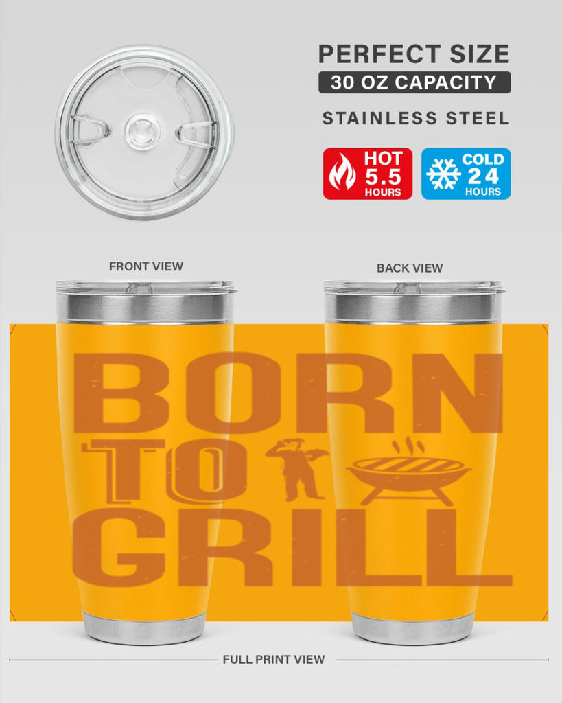 born to grill 1#- bbq- Tumbler