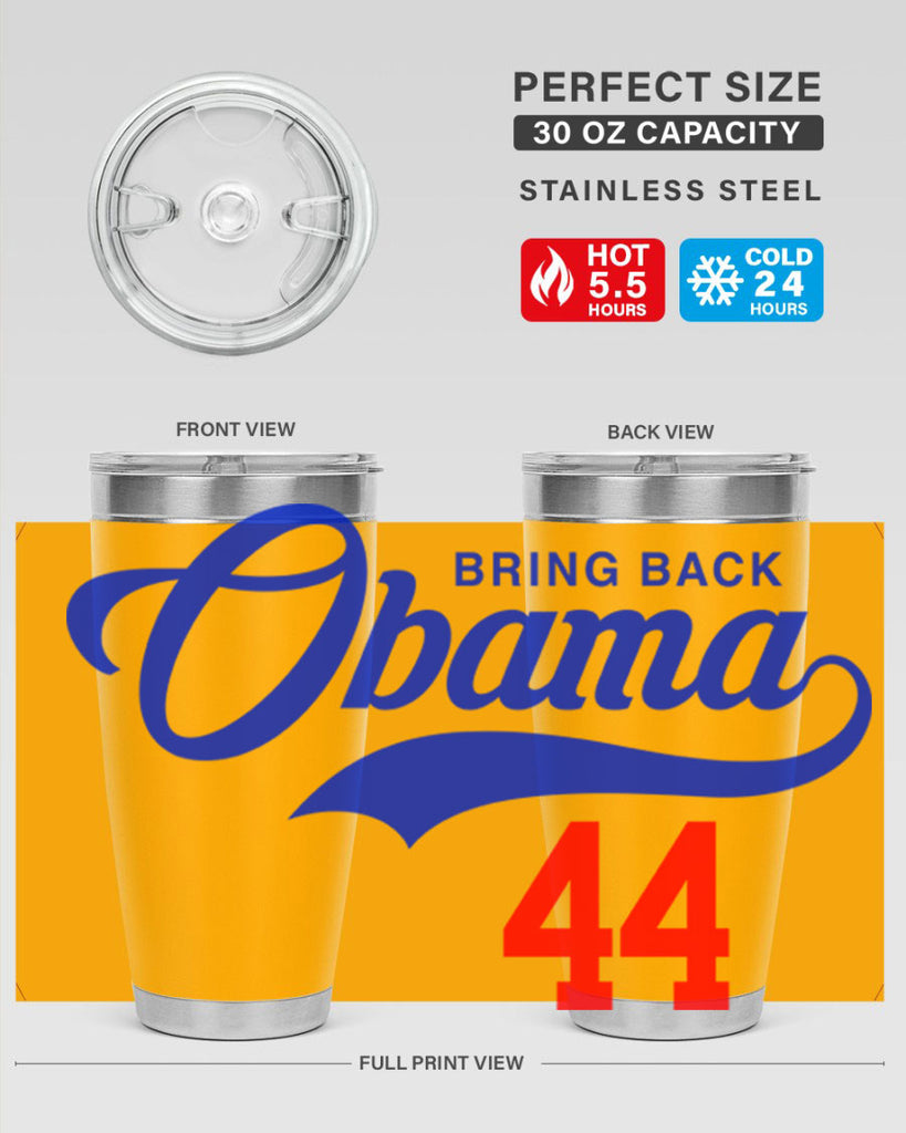 bring back obama jersey 191#- black words phrases- Cotton Tank