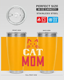 cat mom Style 34#- cat- Tumbler