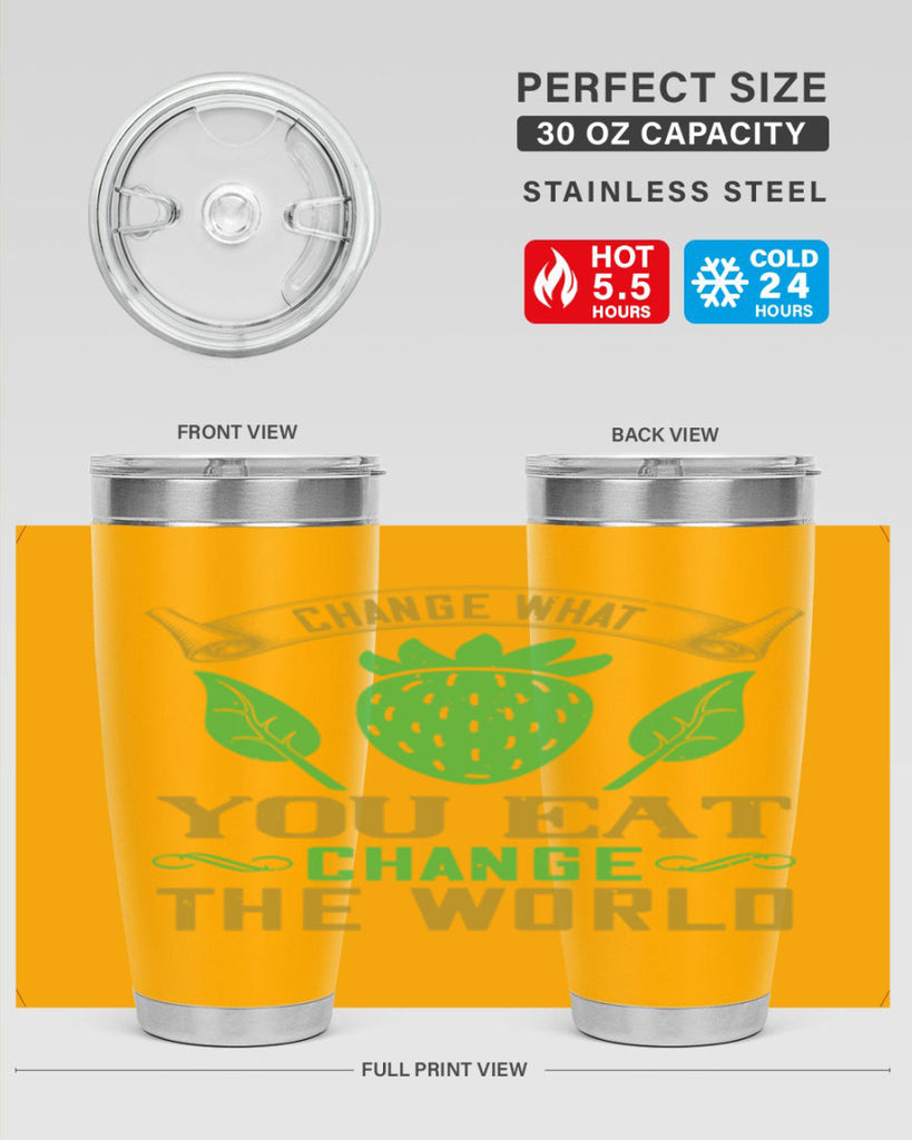 change what you eat change the world 146#- vegan- Tumbler