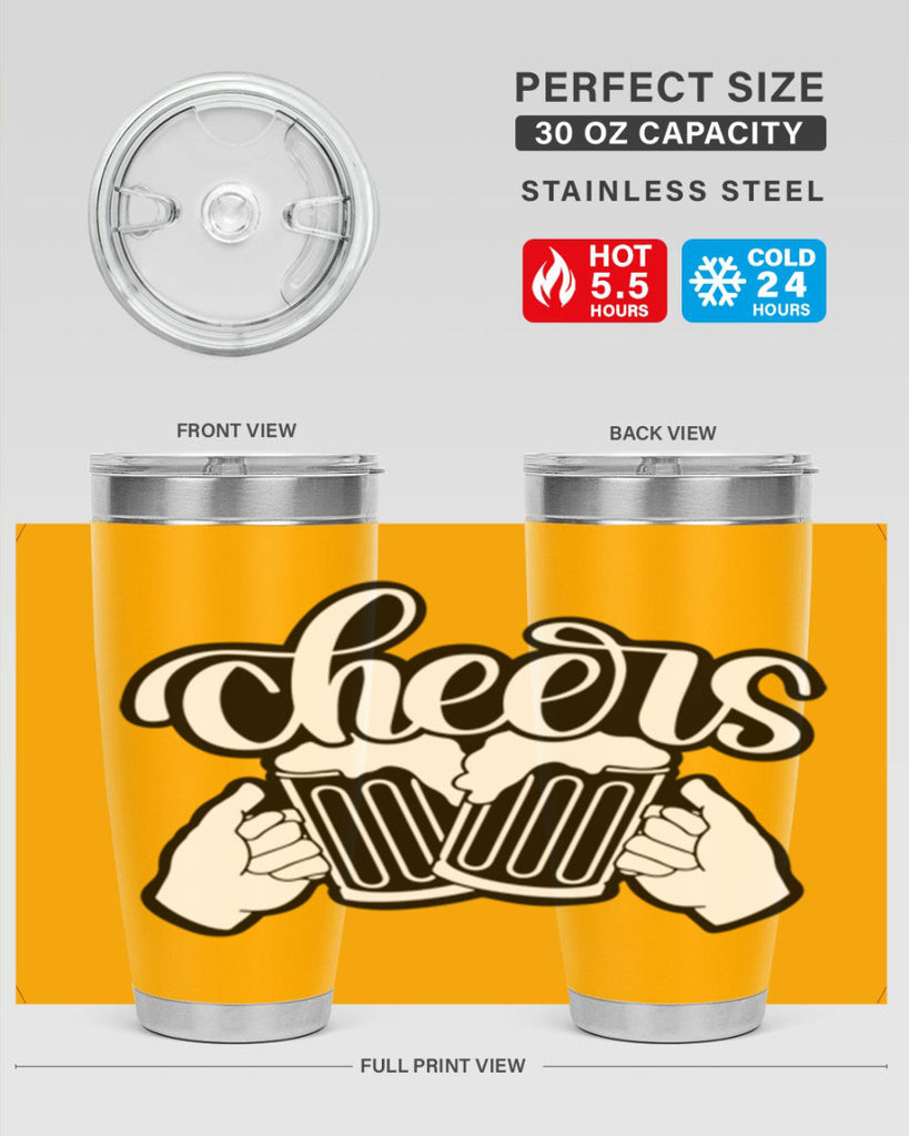 cheers 44#- beer- Tumbler