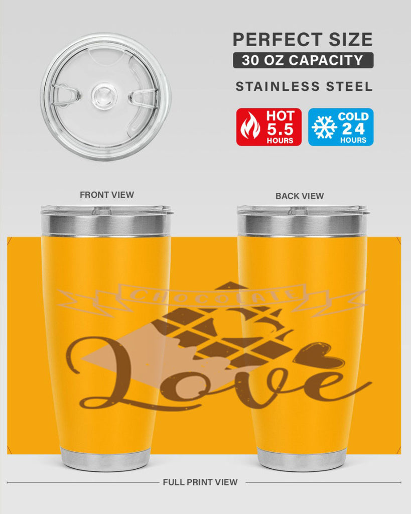 chocolate love 44#- chocolate- Tumbler