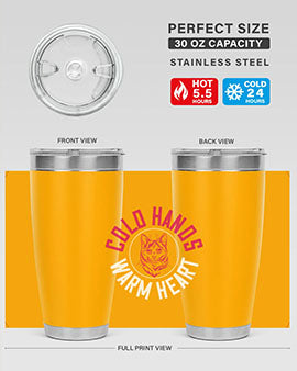 cold hands warm heart Style 42#- cat- Tumbler