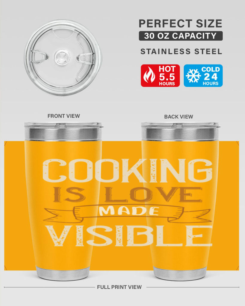 cooking is love made visible 43#- cooking- Tumbler